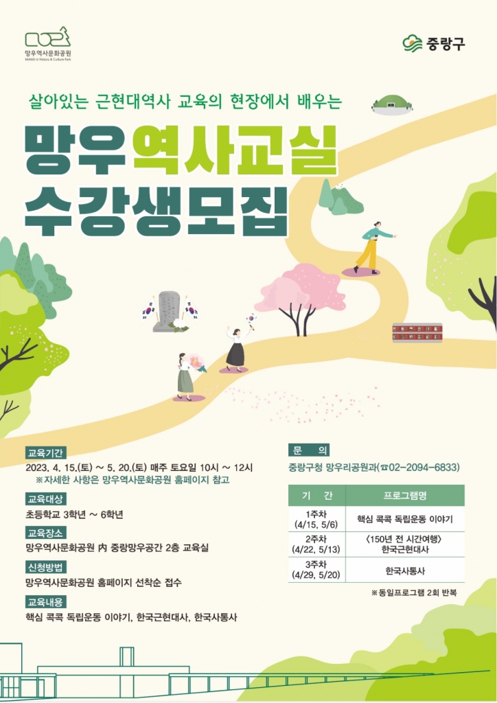 역사의 현장에서 배우는 망우역사교실